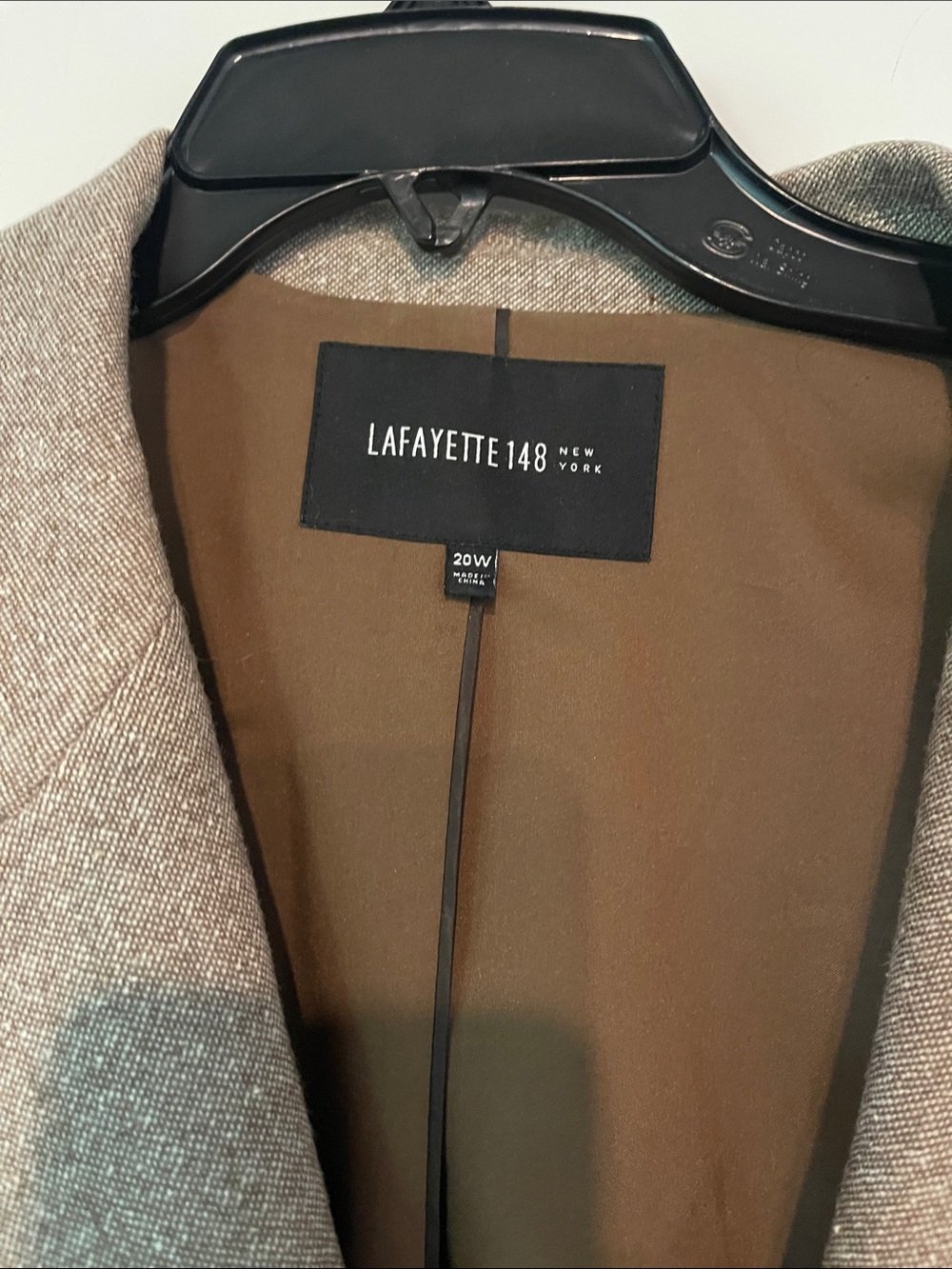 Lafayette 148 Women's Taupe Blazer Jacket - Picture 2 of 6